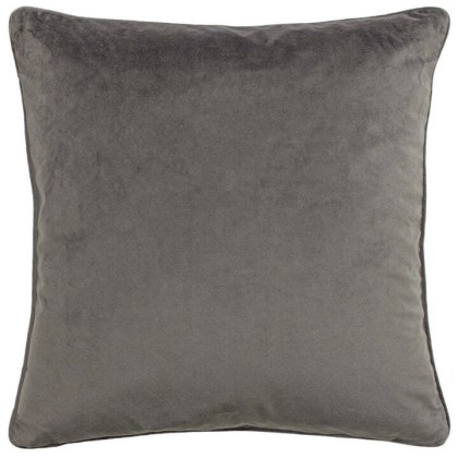 Paoletti Avenue Grey Velvet Jacquard Cushion