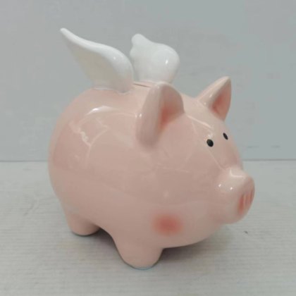 McGowan Rutherford Ceramic Flying Piggy Bank McGowan Rutherford Ceramic Flying Piggy Bank