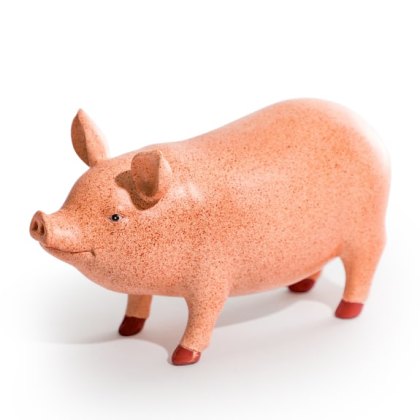 McGowan Rutherford Ornamental Pink Pig Figure McGowan Rutherford Ornamental Pink Pig Figure