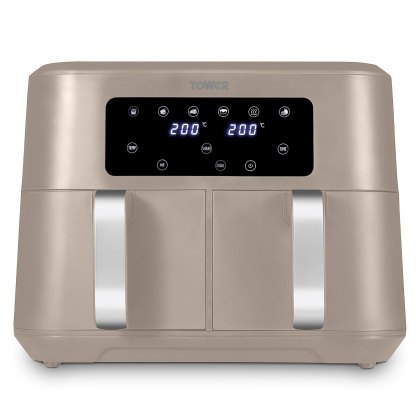 Tower Dual Basket Air Fry Latte Tower Dual Basket Air Fry Latte