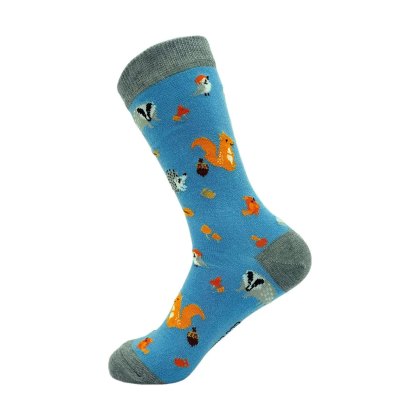 Eco Chic Blue Woodland Eco-Friendly Bamboo Socks Eco Chic Blue Woodland Eco-Friendly Bamboo Socks