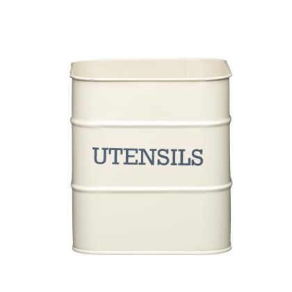 Living Nostalgia Antique Cream Utensil Storage Pot Living Nostalgia Antique Cream Utensil Storage Pot