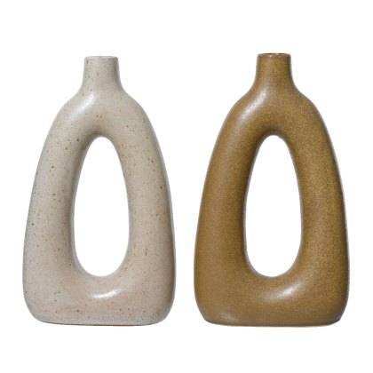 Kaemingk Shiny Glazed Porcelain Vase Kaemingk Shiny Glazed Porcelain Vase