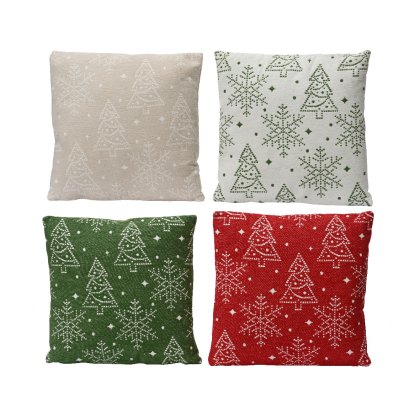Kaemingk Velvet Jacquard Cushion