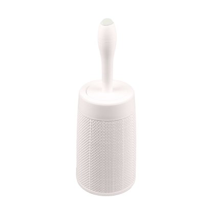 Addis Faux Hessian Calico Round Toilet Brush Addis Faux Hessian Calico Round Toilet Brush