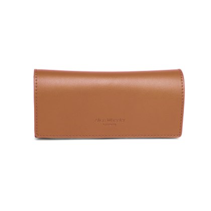 Alice Wheeler Nappa Rome Glasses Case Tan Alice Wheeler Nappa Rome Glasses Case Tan