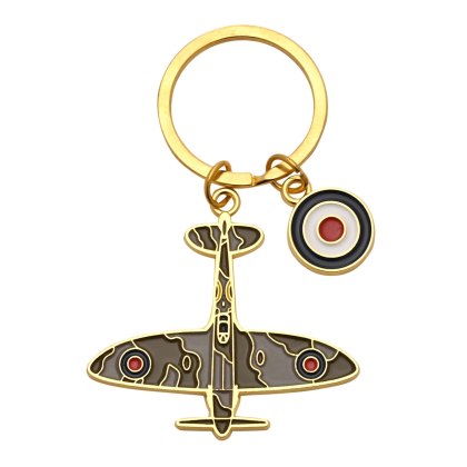 Widdop RAF Enamel Keyring Spitfire Widdop RAF Enamel Keyring Spitfire