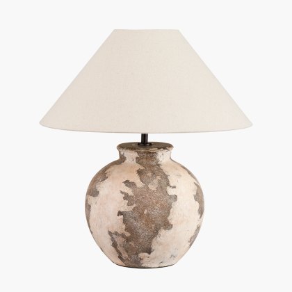 Pacific Lulia Antique Finish Stoneware Base & Harley Shade Pacific Lulia Antique Finish Stoneware Base & Harley Shade