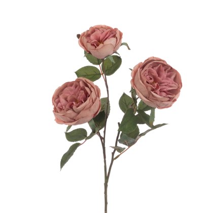 Floralsilk Eco Cabbage Rose Spray Light Pink Floralsilk Eco Cabbage Rose Spray Light Pink