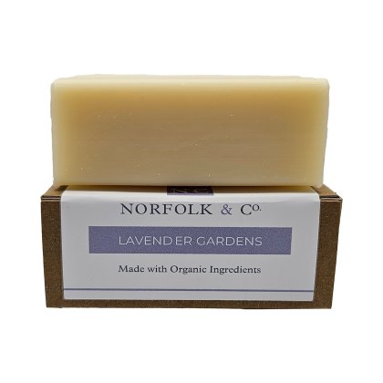 Norfolk & Co Organic Soap Lavender Gardens Norfolk & Co Organic Soap Lavender Gardens