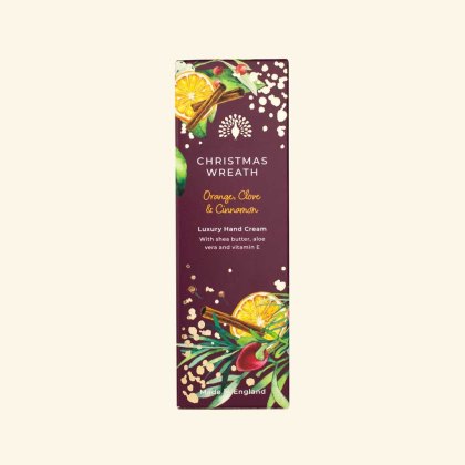 The English Soap Company Christmas Tidings Wreath Hand Cream