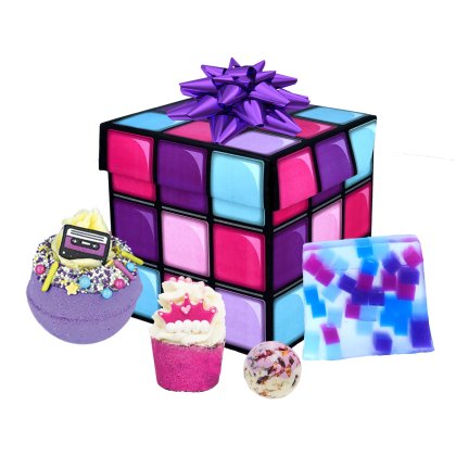 Bomb Cosmetics Retro Rubiks Cube Mini Gift Set Bomb Cosmetics Retro Rubiks Cube Mini Gift Set