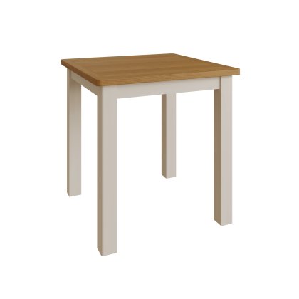 Hastings Small Fixed Top Dining Table and 4 Chairs in Stone