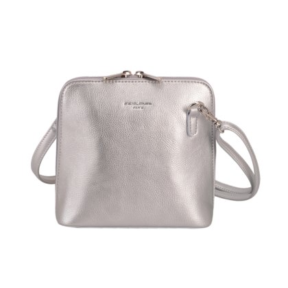 David Jones Small Cross Body Bag Silver