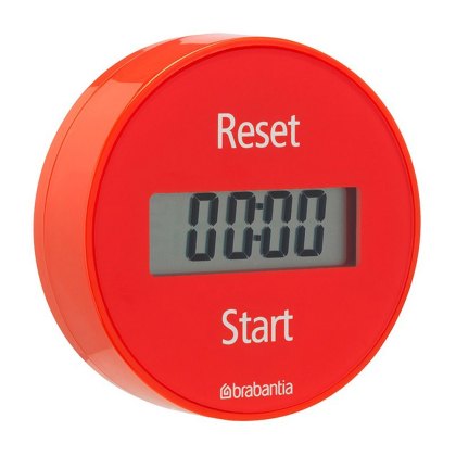 Brabantia Digital Kitchen Timer Red