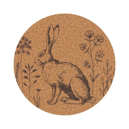 Tradestock Woodland Animals Round Cork Coaster Tradestock Woodland Animals Round Cork Coaster