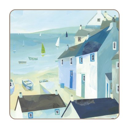 Tradestock Coast Cork Backed Coasters set of 4 Tradestock Coast Cork Backed Coasters set of 4