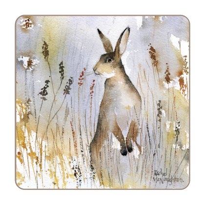 Tradestock Hare Cork Backed Coasters set of 4 Tradestock Hare Cork Backed Coasters set of 4