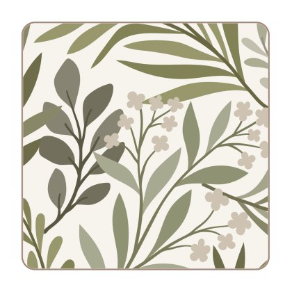 Tradestock Flourish Cork Backed Coasters set of 4 Tradestock Flourish Cork Backed Coasters set of 4