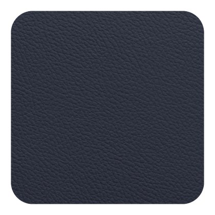 Tradestock Navy Grey Flexi Faux Leather Coasters set of 4 Tradestock Navy Grey Flexi Faux Leather Coasters set of 4