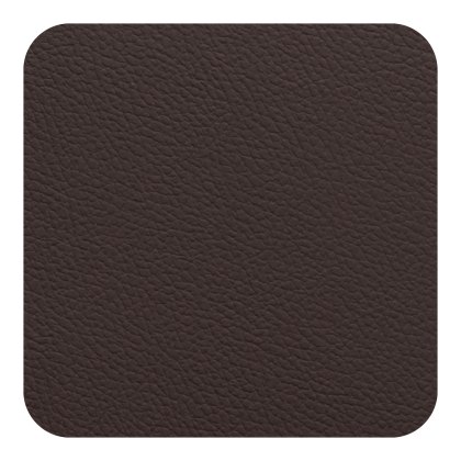 Tradestock Chocolate White Flexi Faux Leather Coasters set of 4 Tradestock Chocolate White Flexi Faux Leather Coasters set of 4