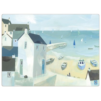 Tradestock Coast Cork Backed Placemats set of 4 Tradestock Coast Cork Backed Placemats set of 4