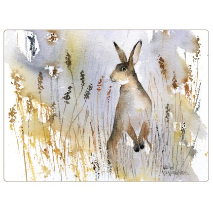Tradestock Hare Cork Backed Placemats set of 4 Tradestock Hare Cork Backed Placemats set of 4