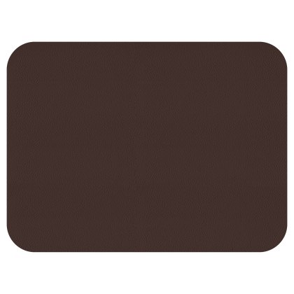 Tradestock Chocolate White Flexi Faux Leather Placemats set of 2