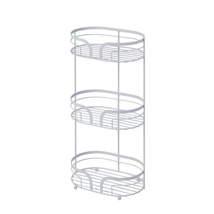 Showerdrape Dante White Floor Caddy Showerdrape Dante White Floor Caddy