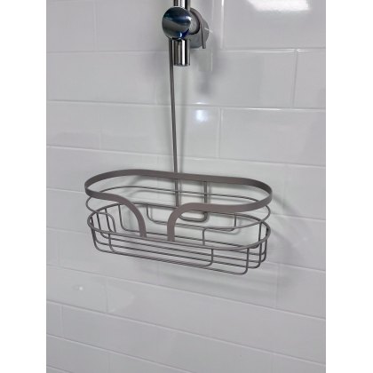 Showerdrape Dante Cream Mini Shower Caddy Showerdrape Dante Cream Mini Shower Caddy