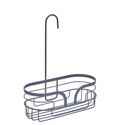 Showerdrape Dante Grey Mini Shower Caddy Showerdrape Dante Grey Mini Shower Caddy