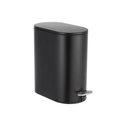 Showerdrape Fortuna Black 5L Pedal Bin Showerdrape Fortuna Black 5L Pedal Bin