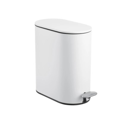 Showerdrape Fortuna White 5L Pedal Bin Showerdrape Fortuna White 5L Pedal Bin