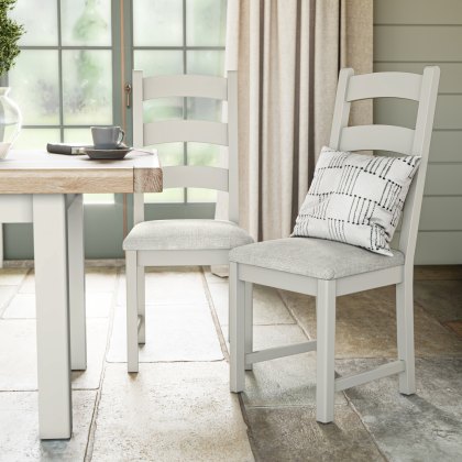 Thornham Pair of Ladder Back Dining Chairs
