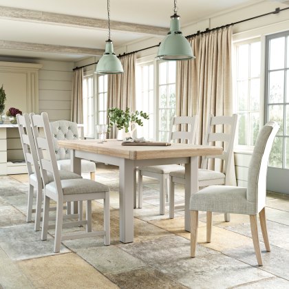Thornham Small Extending Dining Table and 4 Ladder Back Chairs Thornham Small Extending Dining Table and 4 Ladder Back Chairs