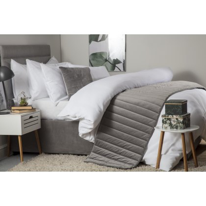 Belledorm Hotel Suite Verona Bed Runner Charcoal Belledorm Hotel Suite Verona Bed Runner Charcoal