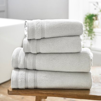 The Lyndon Company Oasis Light Grey Towels
