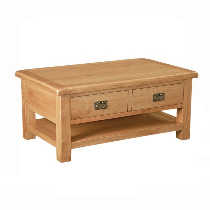 Chester Large Coffee Table with Drawer and Shelf Chester Large Coffee Table with Drawer and Shelf