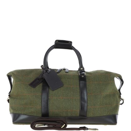 Ashwood Leather Marcus Tweed Travel Holdall Ashwood Leather Marcus Tweed Travel Holdall