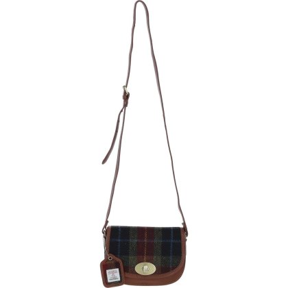 Ashwood Leather x Harris Tweed Saddle Crossbody Bag Ashwood Leather x Harris Tweed Saddle Crossbody Bag