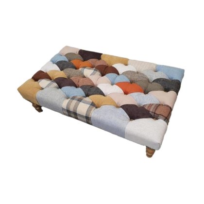 Banquet Patchwork Footstool Banquet Patchwork Footstool