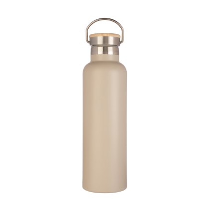 &Again Double Wall Bottle with Bamboo Lid Putty