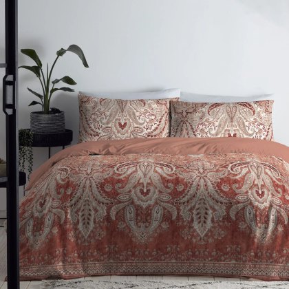 Appletree Anika Printed Velvet Duvet Cover Set Double Appletree Anika Printed Velvet Duvet Cover Set Double