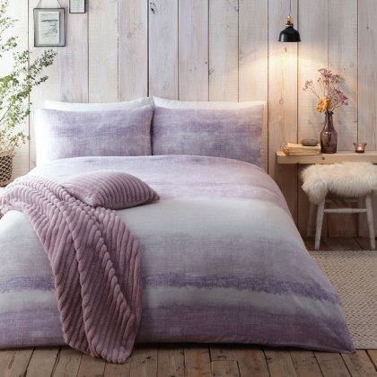 Appletree Hygge Anson Stripe Mauve Duvet Cover Set Appletree Hygge Anson Stripe Mauve Duvet Cover Set