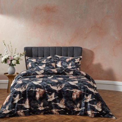 Edinburgh Weavers Flyway Ink Double Duvet Cover Set