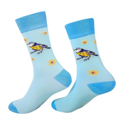 Eco Chic RSPB Blue Tits Eco-Friendly Bamboo Socks Eco Chic RSPB Blue Tits Eco-Friendly Bamboo Socks
