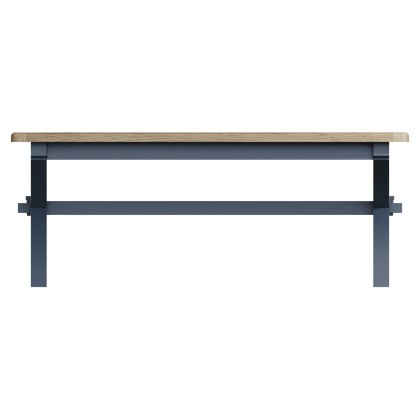 Heritage Editions Blue 2m Cross Leg Fixed Table