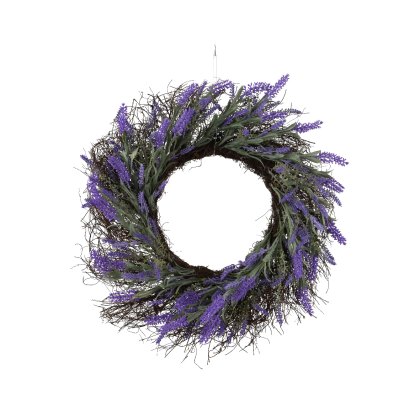 Kaemingk Faux Lavender Wreath Kaemingk Faux Lavender Wreath