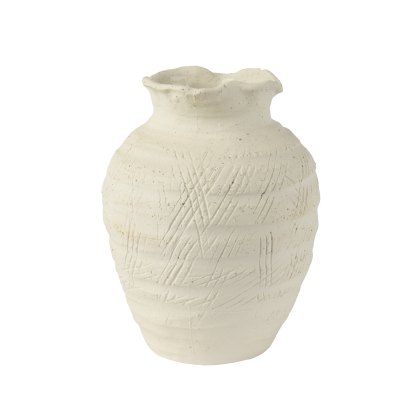 Kaemingk Matte Textured Stoneware Vase