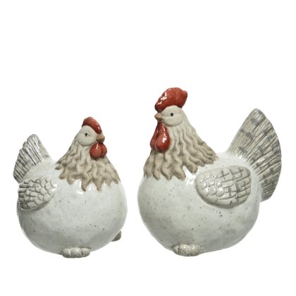 Kaemingk Terracotta Chicken Ornament Kaemingk Terracotta Chicken Ornament